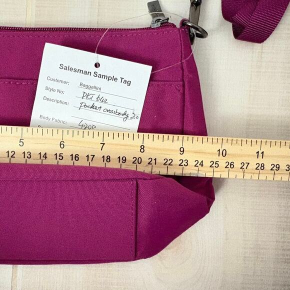Baggallini Women's Pocket Crossbody 2.0 Bag Plum - Picture 12 of 14